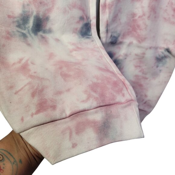 Goodthreads Women's Heritage Fleece Basic Lilac Tie-Dye Jogger Pants XX-Large - Picture 5 of 13